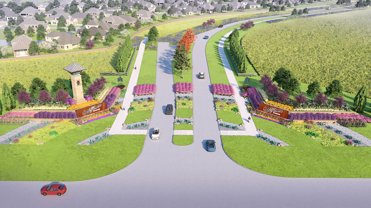 Wildflower Ranch Fort Worth, TX Ranch Entry